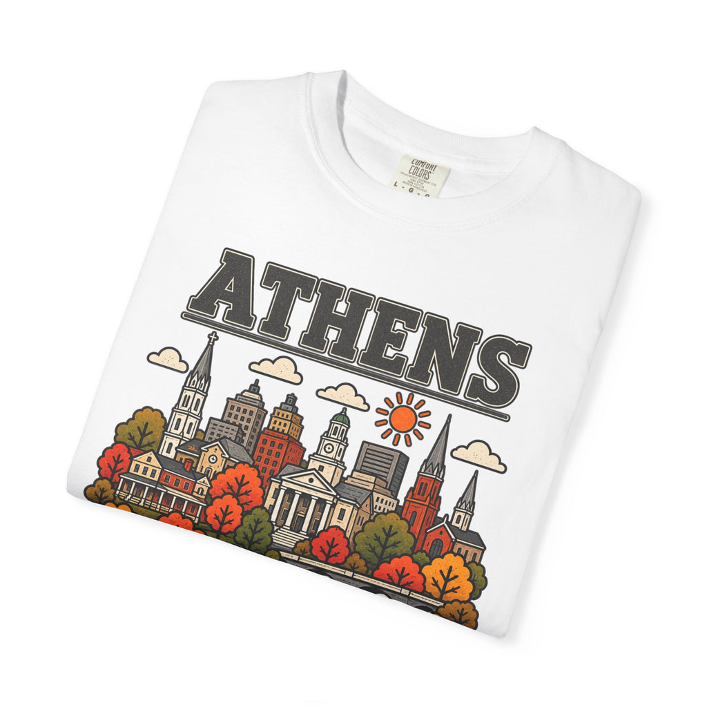 Athens Skyline Classic Tee | Georgia Game Day Shirt for Bulldogs Fans