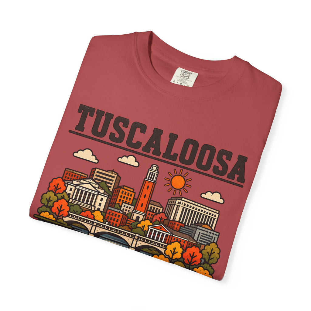 Tuscaloosa Skyline Classic Tee | Alabama Game Day Shirt for Tide Fans