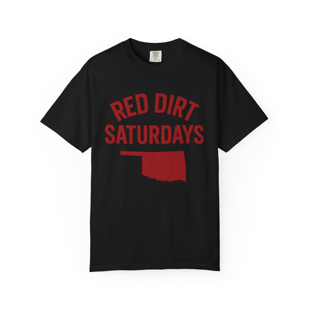 Red Dirt Saturdays Classic Tee | Oklahoma Game Day Shirt for Sooner Fans