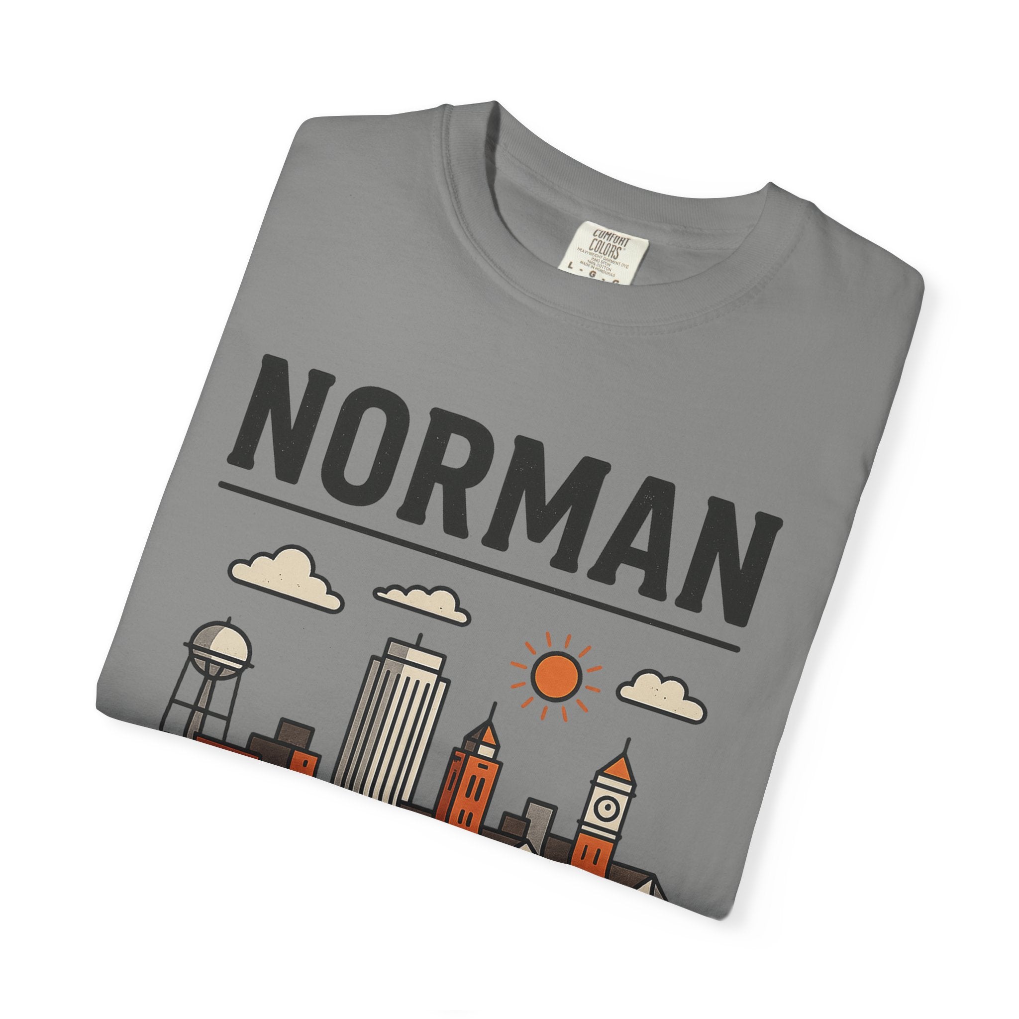 Norman Skyline Classic Tee | Oklahoma Game Day Shirt for Sooner Fans
