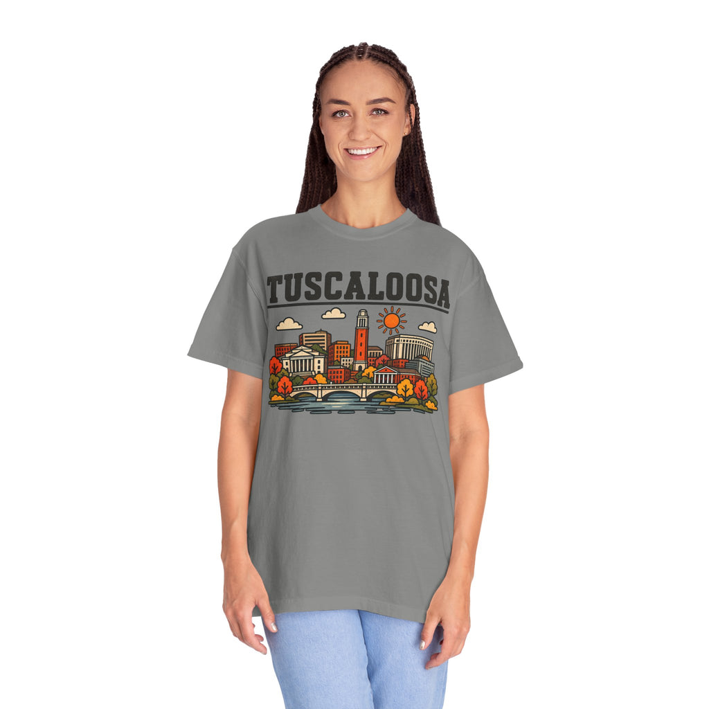 Tuscaloosa Skyline Classic Tee | Alabama Game Day Shirt for Tide Fans