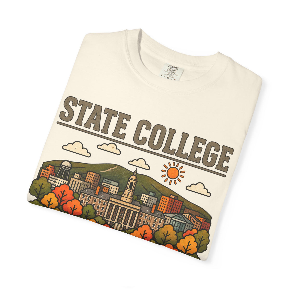 State College Skyline Classic Tee | Texas A&M Game Day Shirt for Aggies Fans