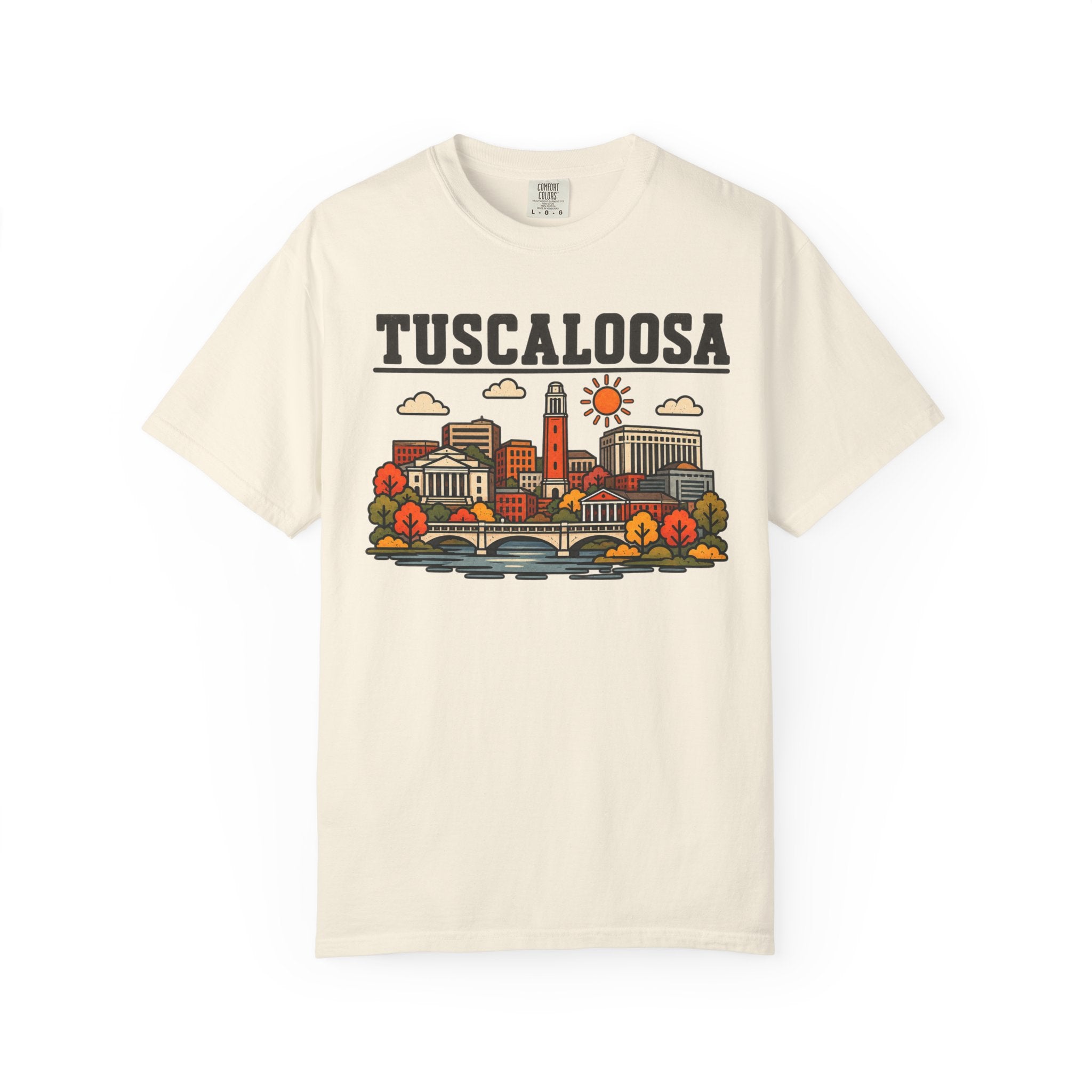 Tuscaloosa Skyline Classic Tee | Alabama Game Day Shirt for Tide Fans