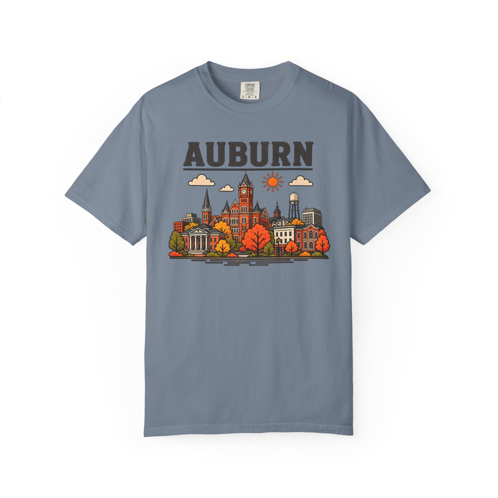 Auburn Skyline Classic Tee | Auburn Game Day Shirt for Tiger Fans