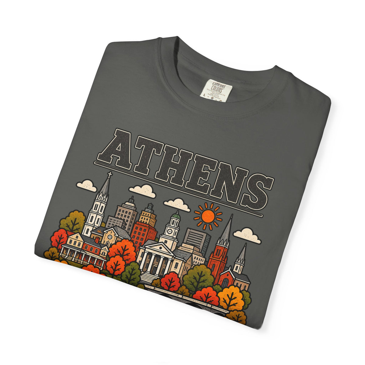 Athens Skyline Classic Tee | Georgia Game Day Shirt for Bulldogs Fans