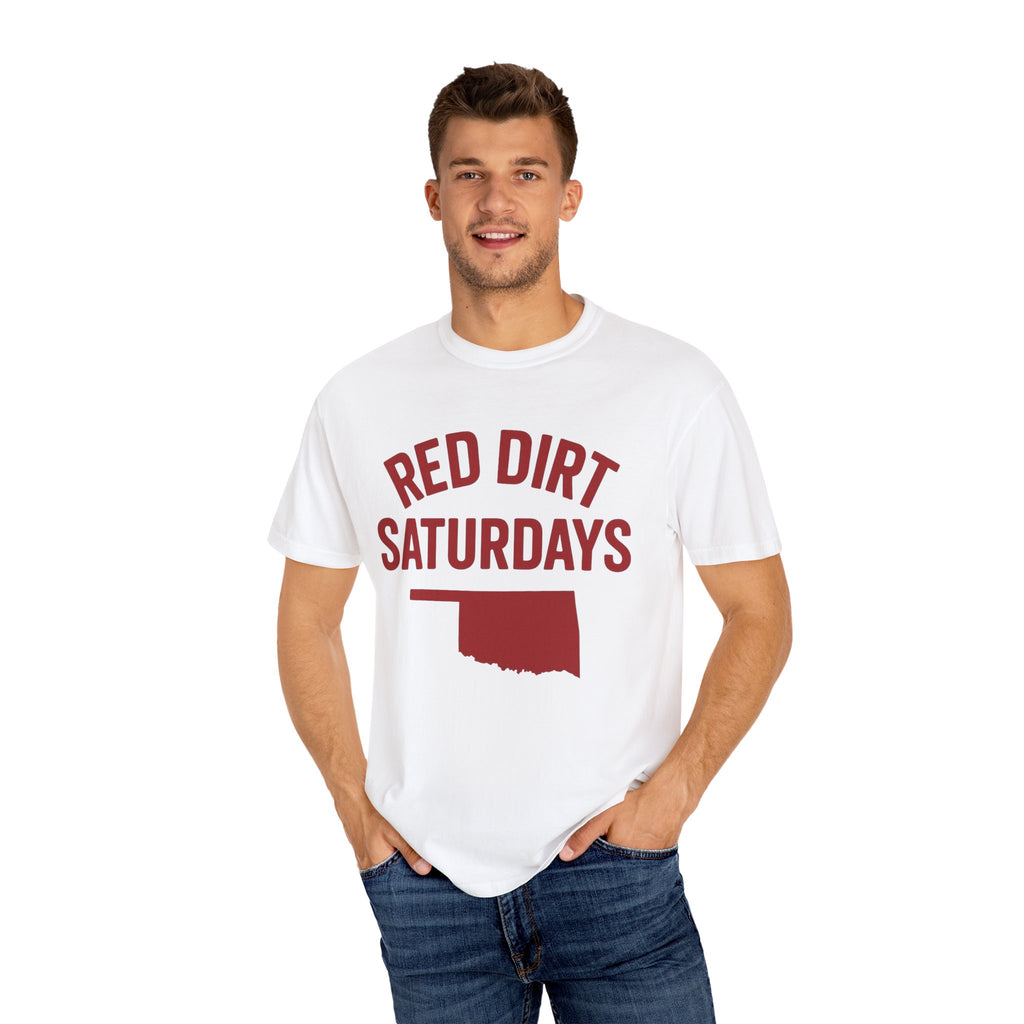 Red Dirt Saturdays Classic Tee | Oklahoma Game Day Shirt for Sooner Fans