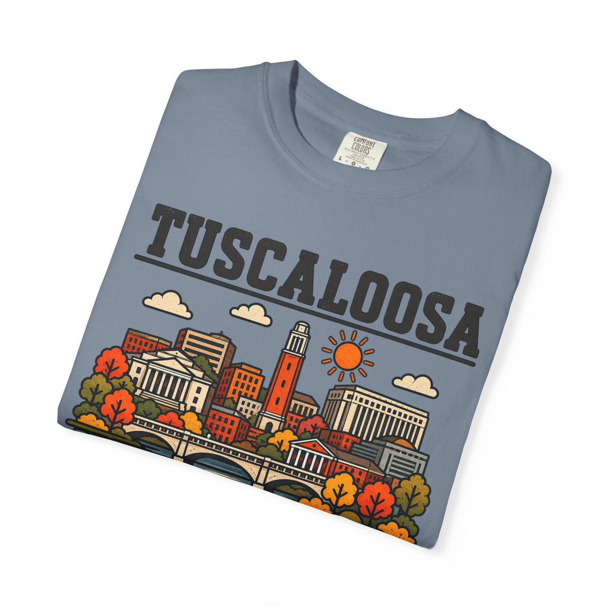 Tuscaloosa Skyline Classic Tee | Alabama Game Day Shirt for Tide Fans