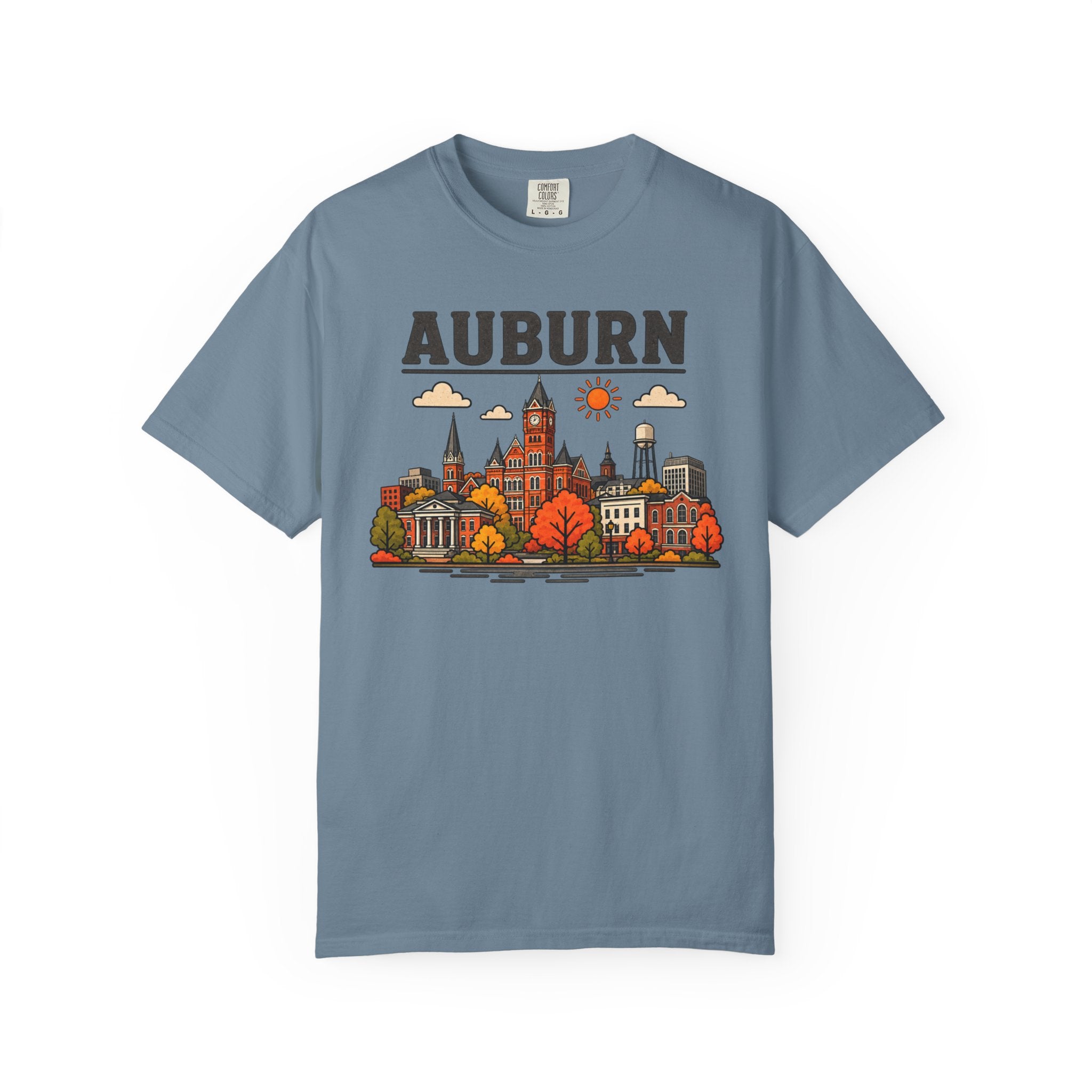 Auburn Skyline Classic Tee | Auburn Game Day Shirt for Tiger Fans
