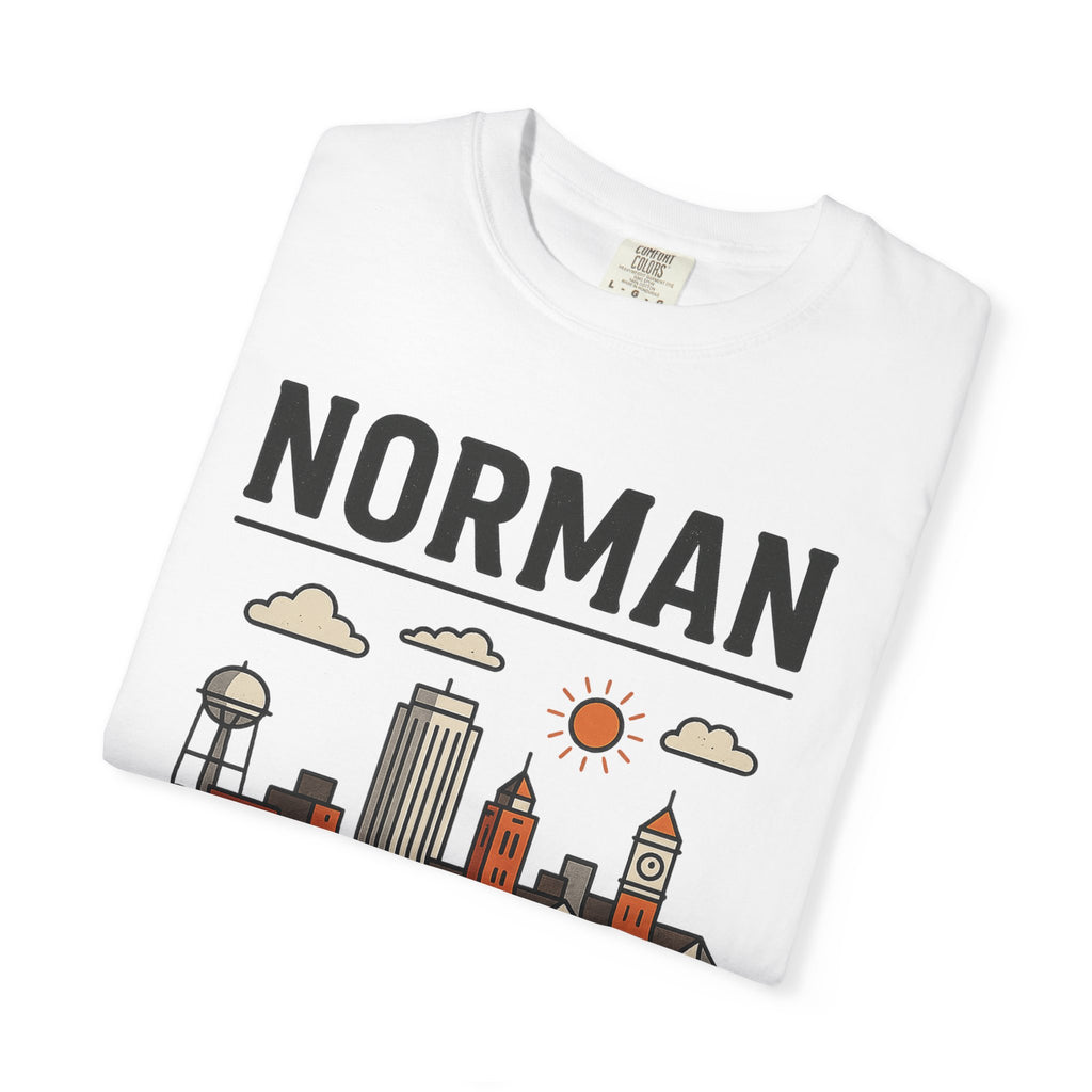 Norman Skyline Classic Tee | Oklahoma Game Day Shirt for Sooner Fans