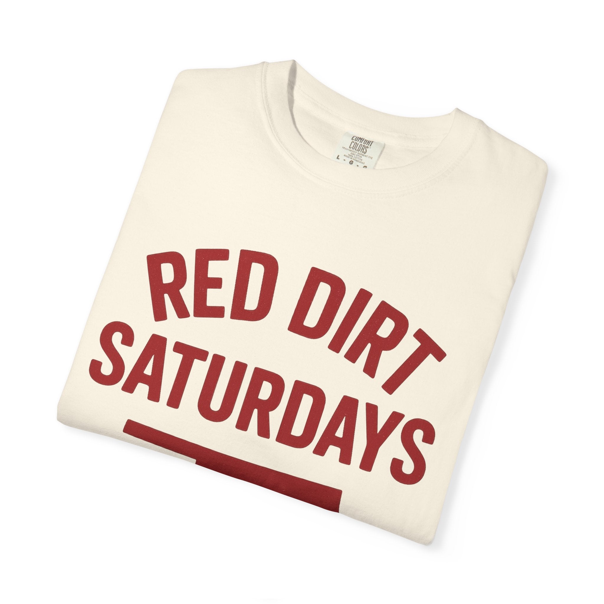 Red Dirt Saturdays Classic Tee | Oklahoma Game Day Shirt for Sooner Fans