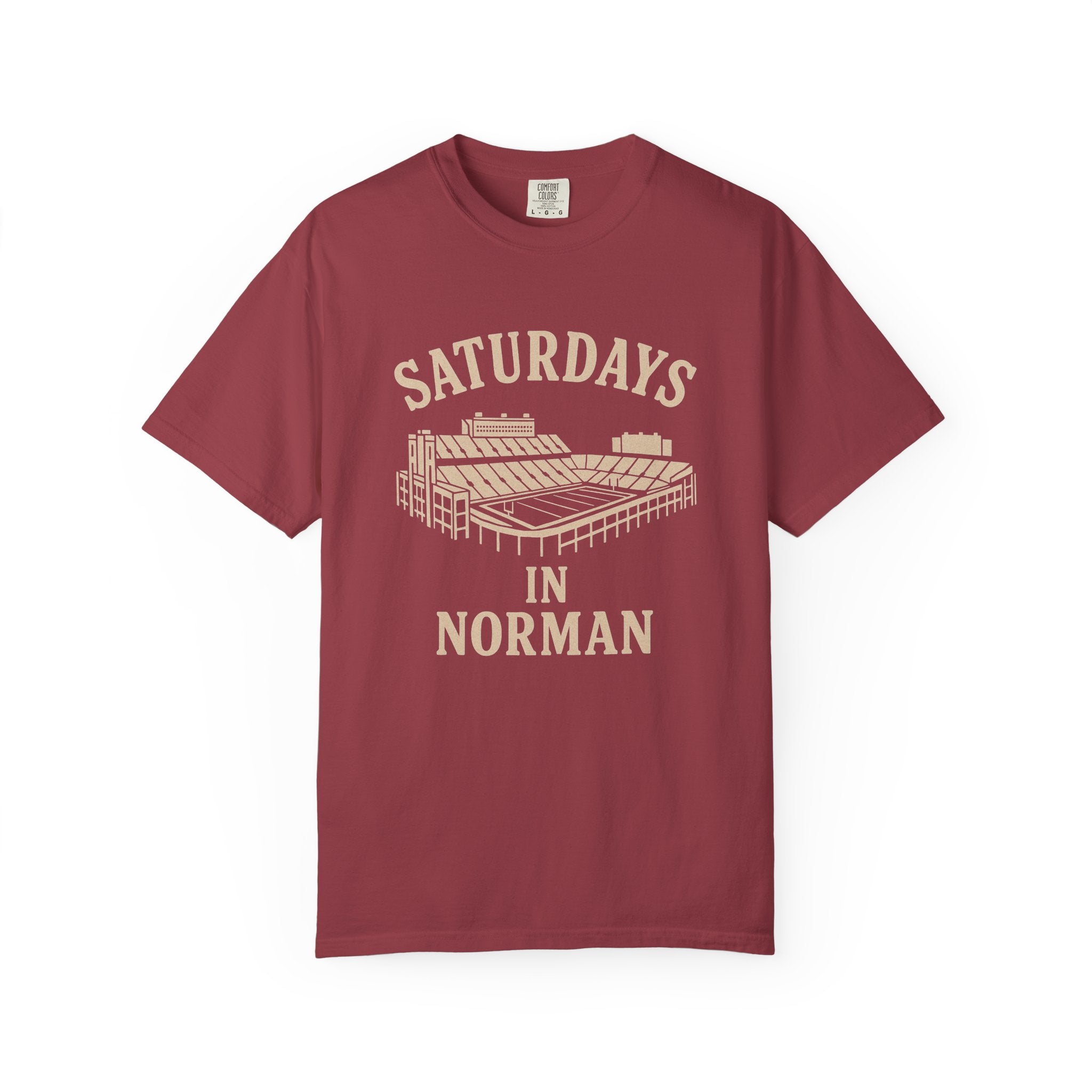 Saturdays In Norman Classic Tee | Oklahoma Game Day Shirt for Sooner Fans