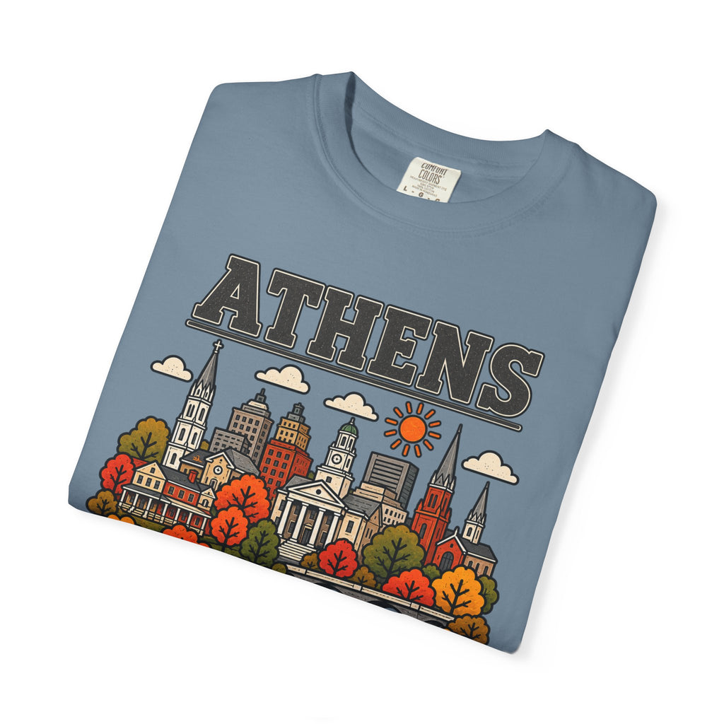 Athens Skyline Classic Tee | Georgia Game Day Shirt for Bulldogs Fans