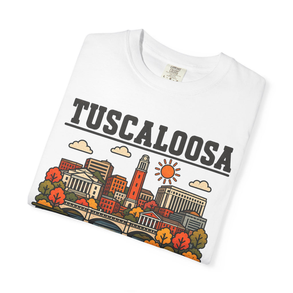 Tuscaloosa Skyline Classic Tee | Alabama Game Day Shirt for Tide Fans
