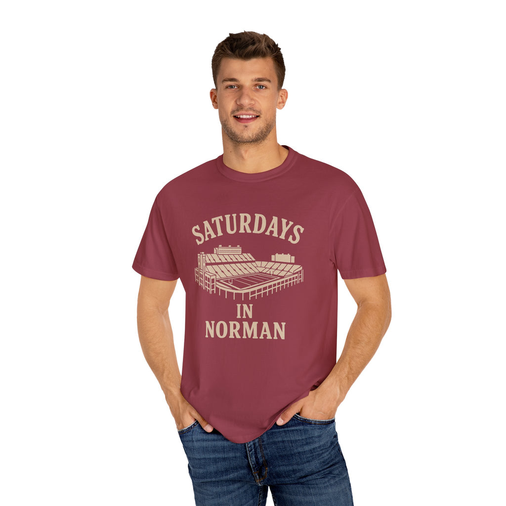 Saturdays In Norman Classic Tee | Oklahoma Game Day Shirt for Sooner Fans