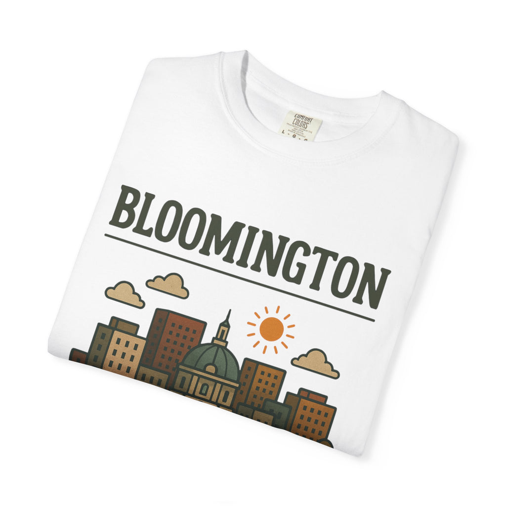 Bloomington Skyline Classic Tee | Indiana Game Day Shirt for Hoosier Fans