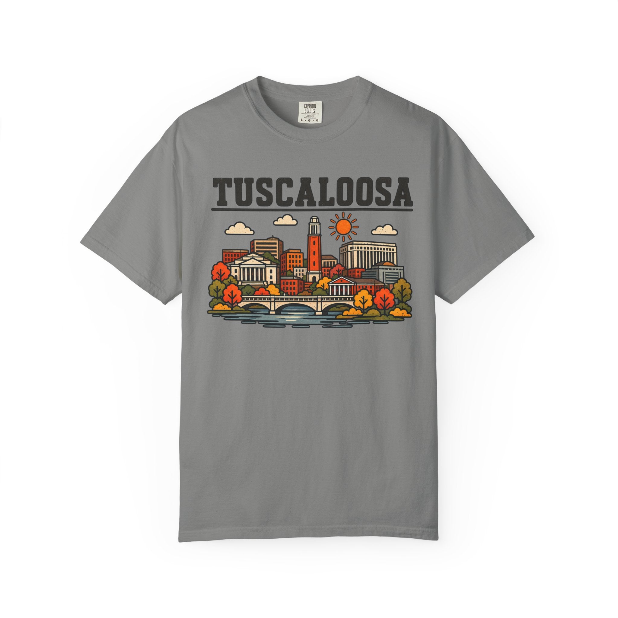 Tuscaloosa Skyline Classic Tee | Alabama Game Day Shirt for Tide Fans