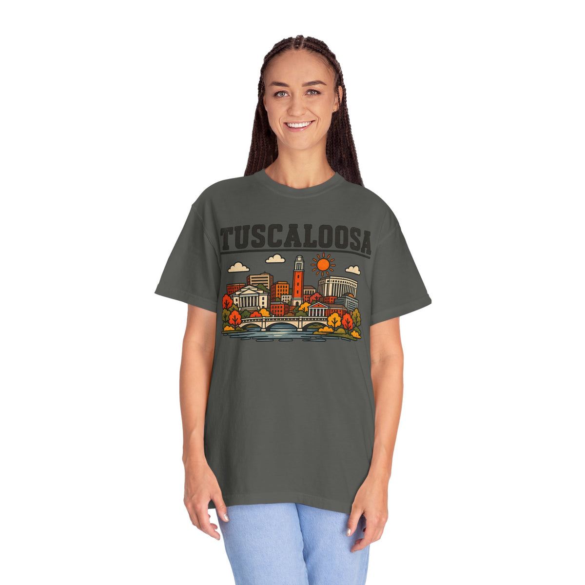 Tuscaloosa Skyline Classic Tee | Alabama Game Day Shirt for Tide Fans