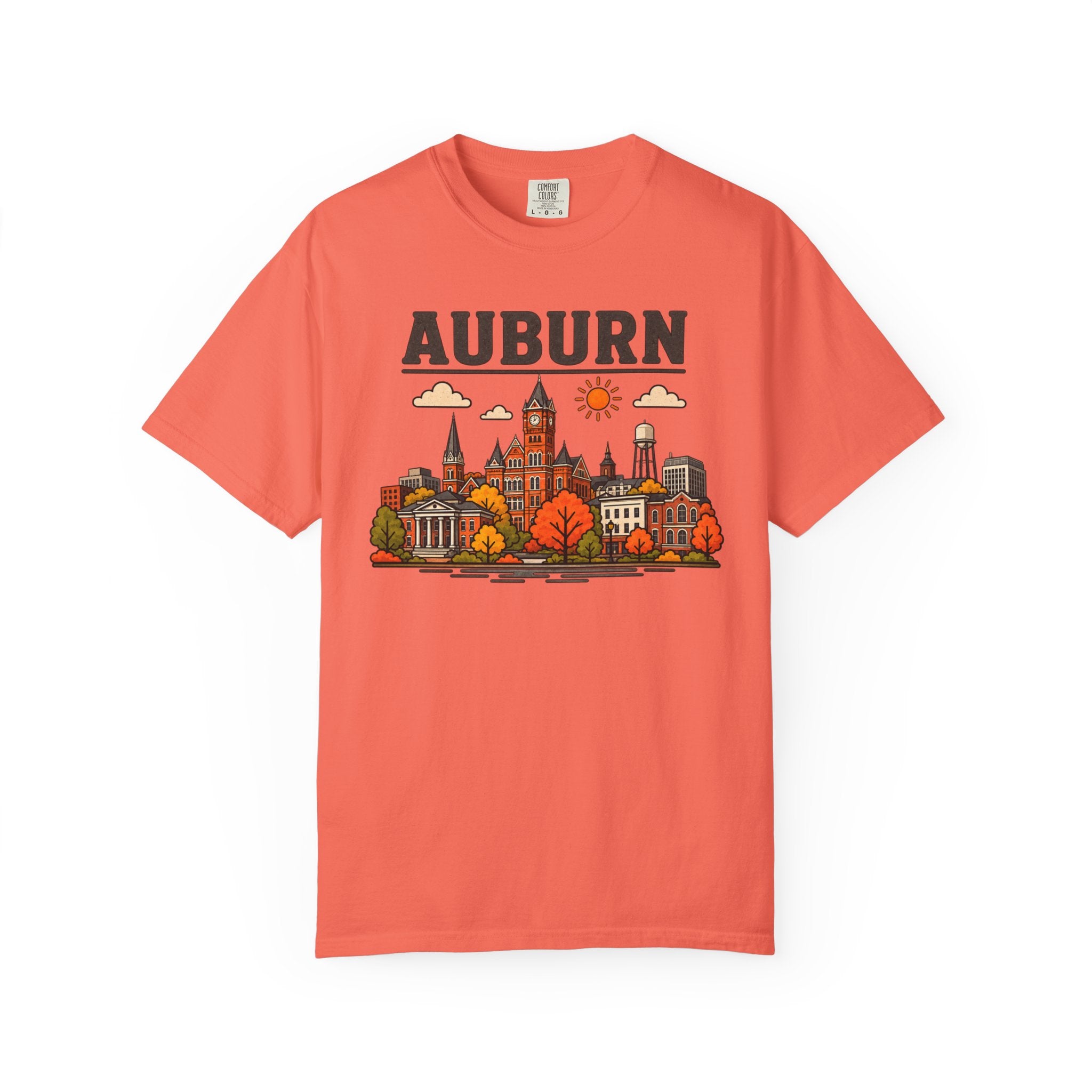 Auburn Skyline Classic Tee | Auburn Game Day Shirt for Tiger Fans