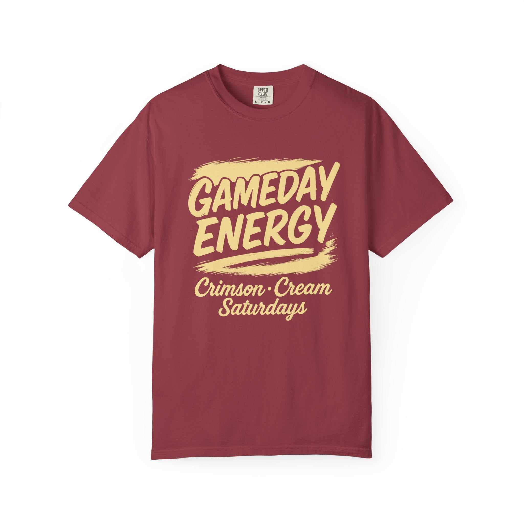 Crimson & Cream Saturdays Classic Tee | Oklahoma Game Day Shirt for Sooner Fans