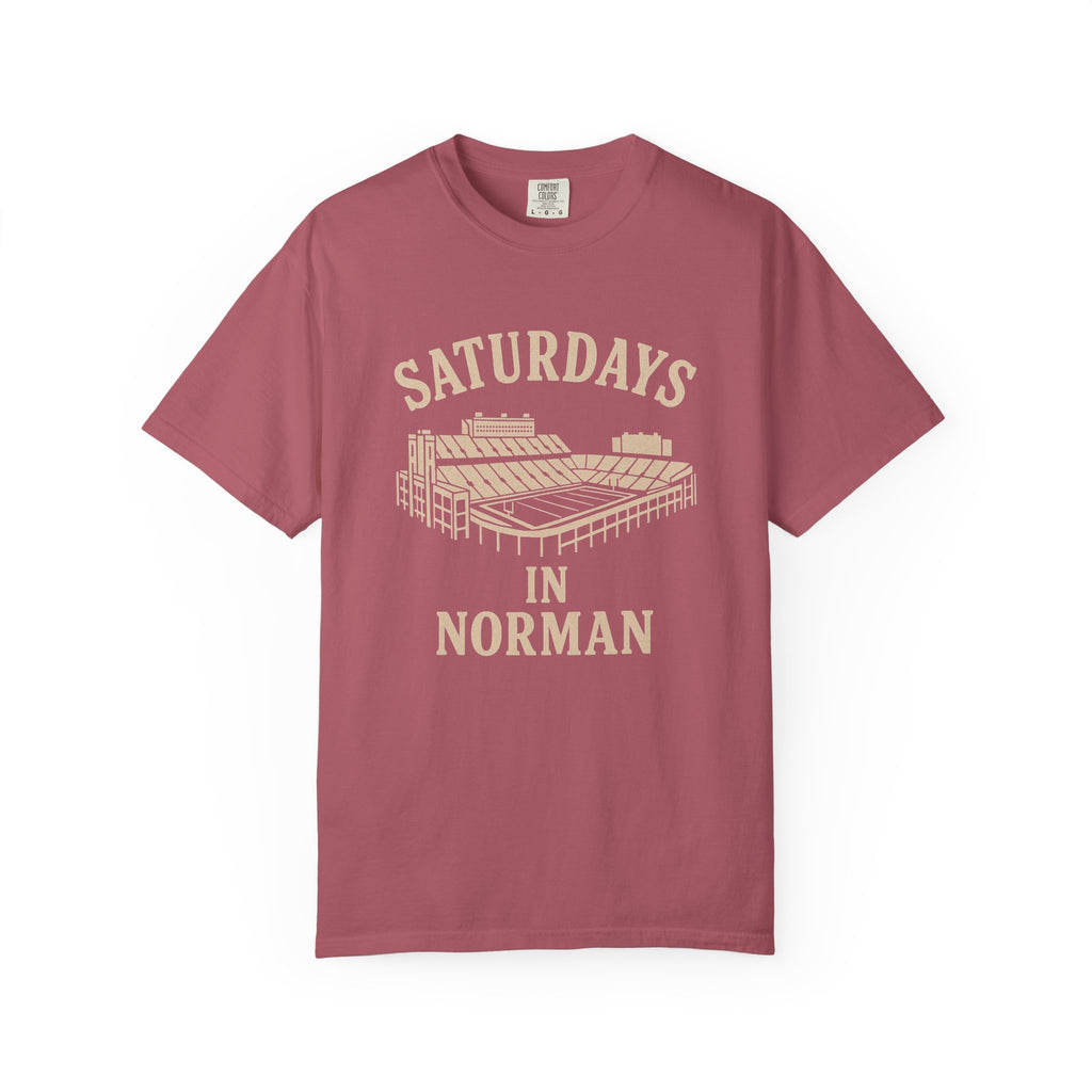 Saturdays In Norman Classic Tee | Oklahoma Game Day Shirt for Sooner Fans