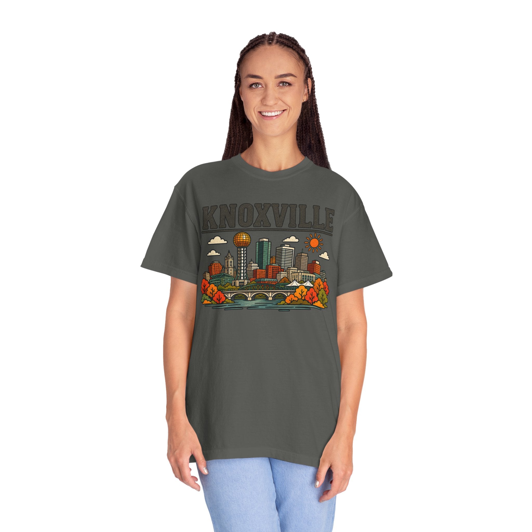 Knoxville Skyline Classic Tee | Tennessee Game Day Shirt for Volunteer Fans