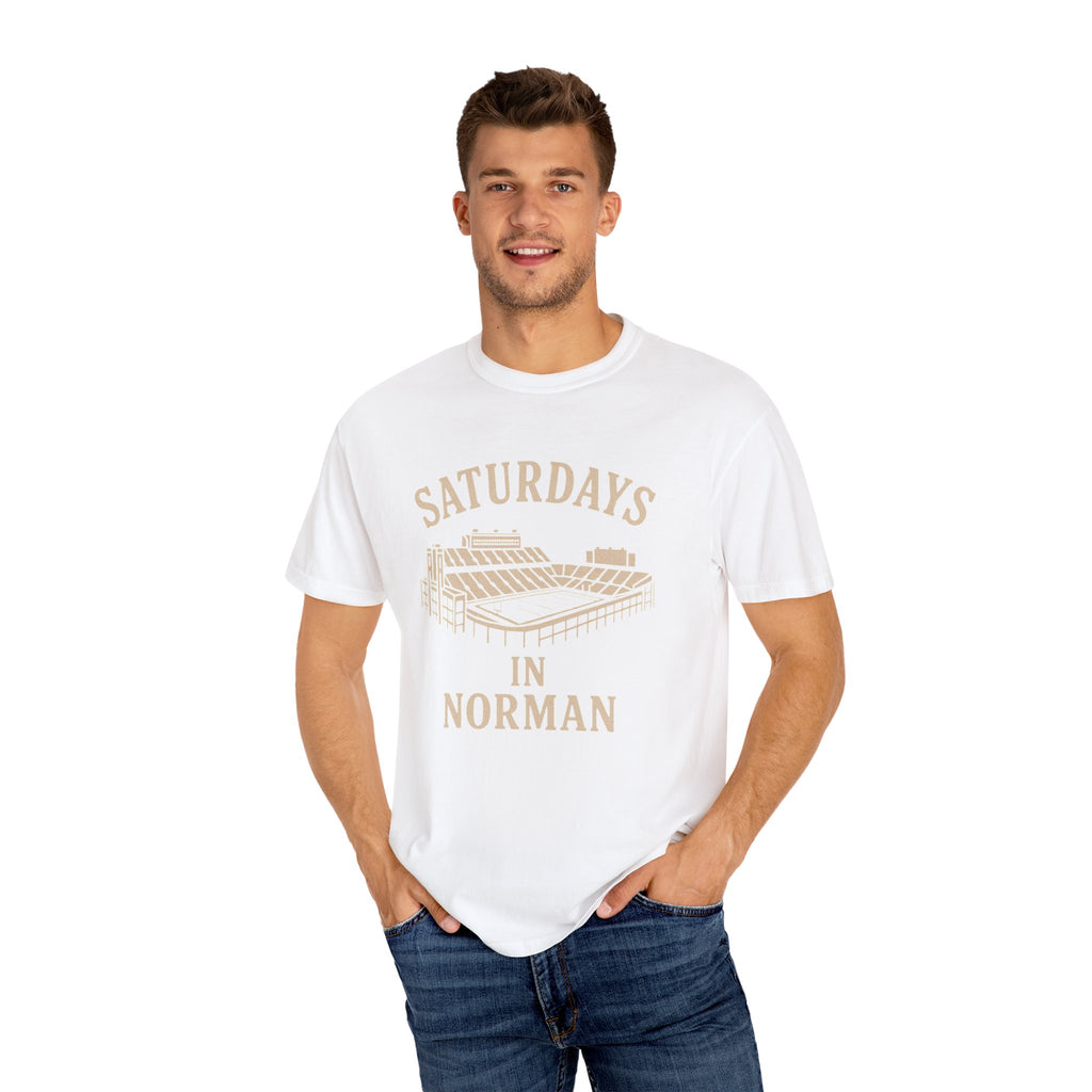 Saturdays In Norman Classic Tee | Oklahoma Game Day Shirt for Sooner Fans