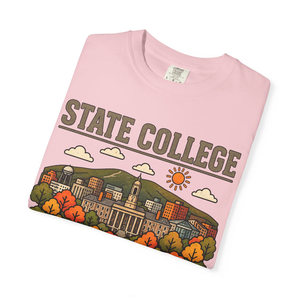 State College Skyline Classic Tee | Texas A&M Game Day Shirt for Aggies Fans