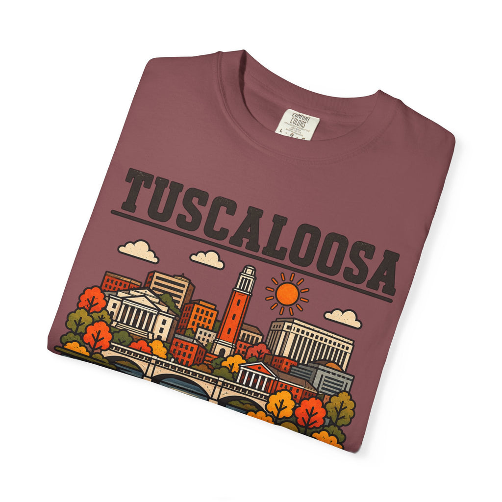 Tuscaloosa Skyline Classic Tee | Alabama Game Day Shirt for Tide Fans