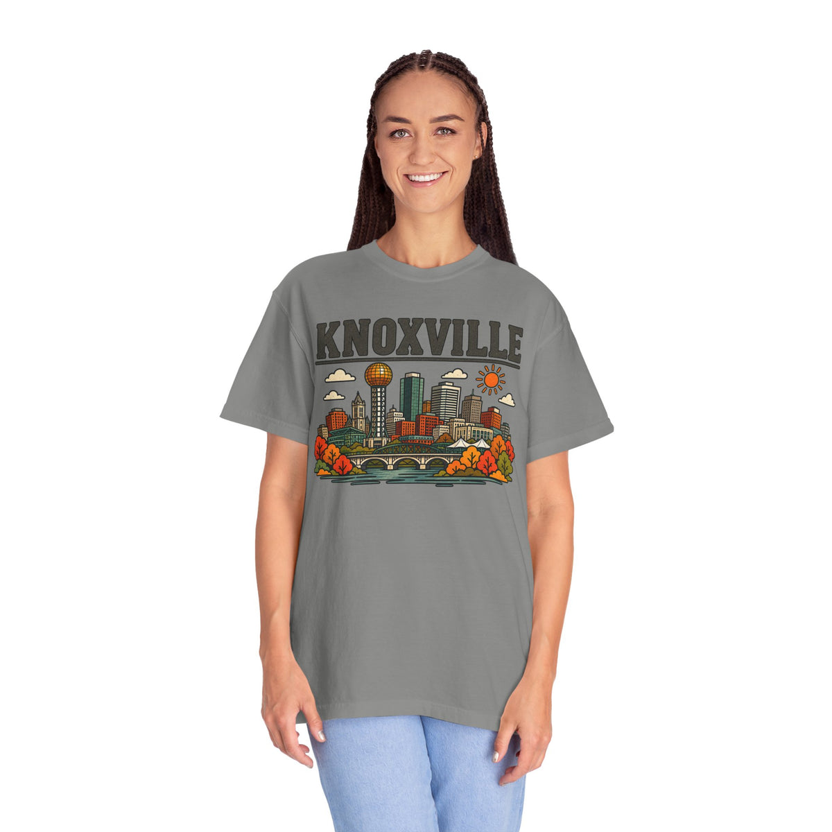 Knoxville Skyline Classic Tee | Tennessee Game Day Shirt for Volunteer Fans