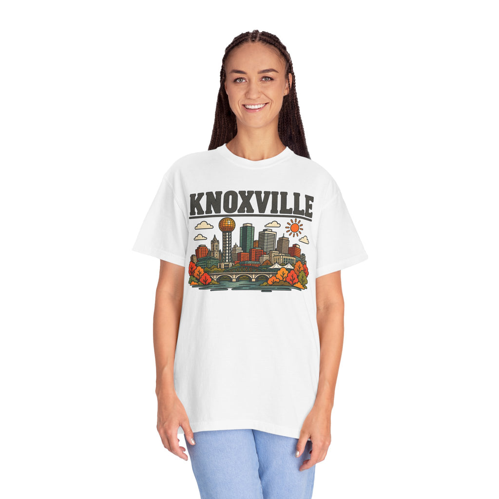 Knoxville Skyline Classic Tee | Tennessee Game Day Shirt for Volunteer Fans