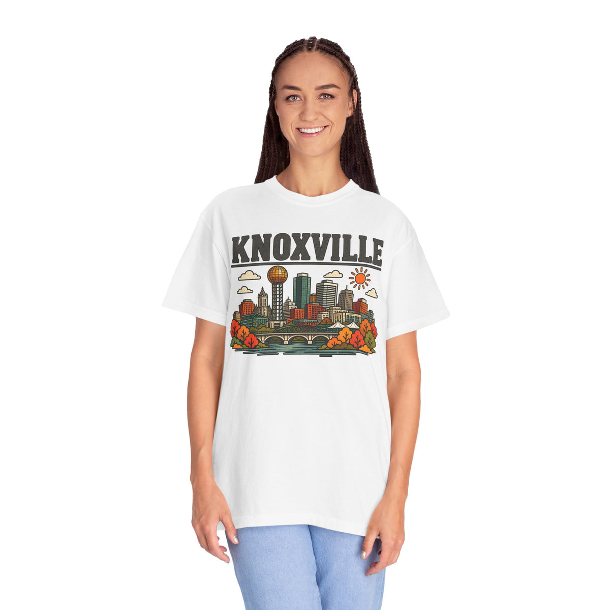 Knoxville Skyline Classic Tee | Tennessee Game Day Shirt for Volunteer Fans