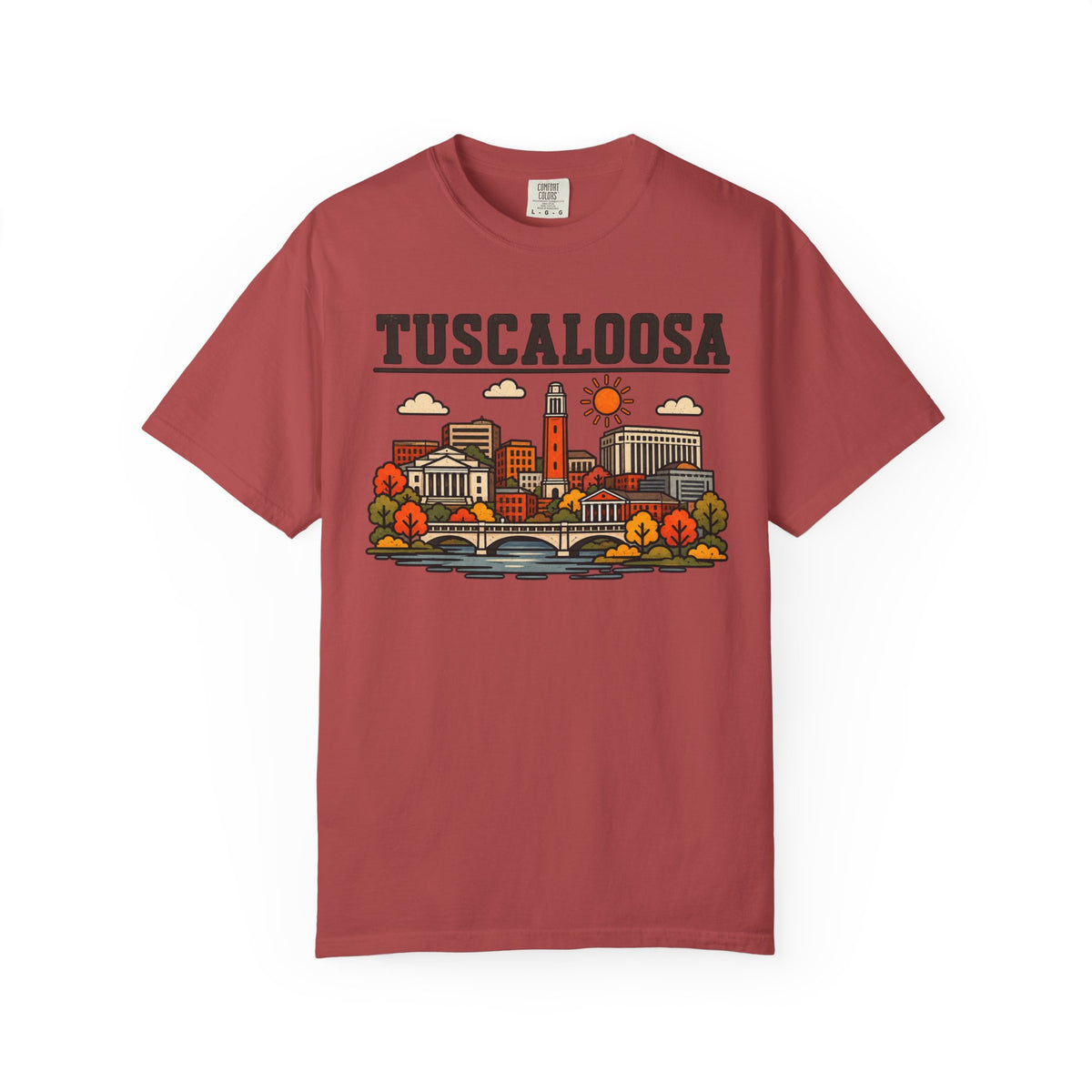 Tuscaloosa Skyline Classic Tee | Alabama Game Day Shirt for Tide Fans