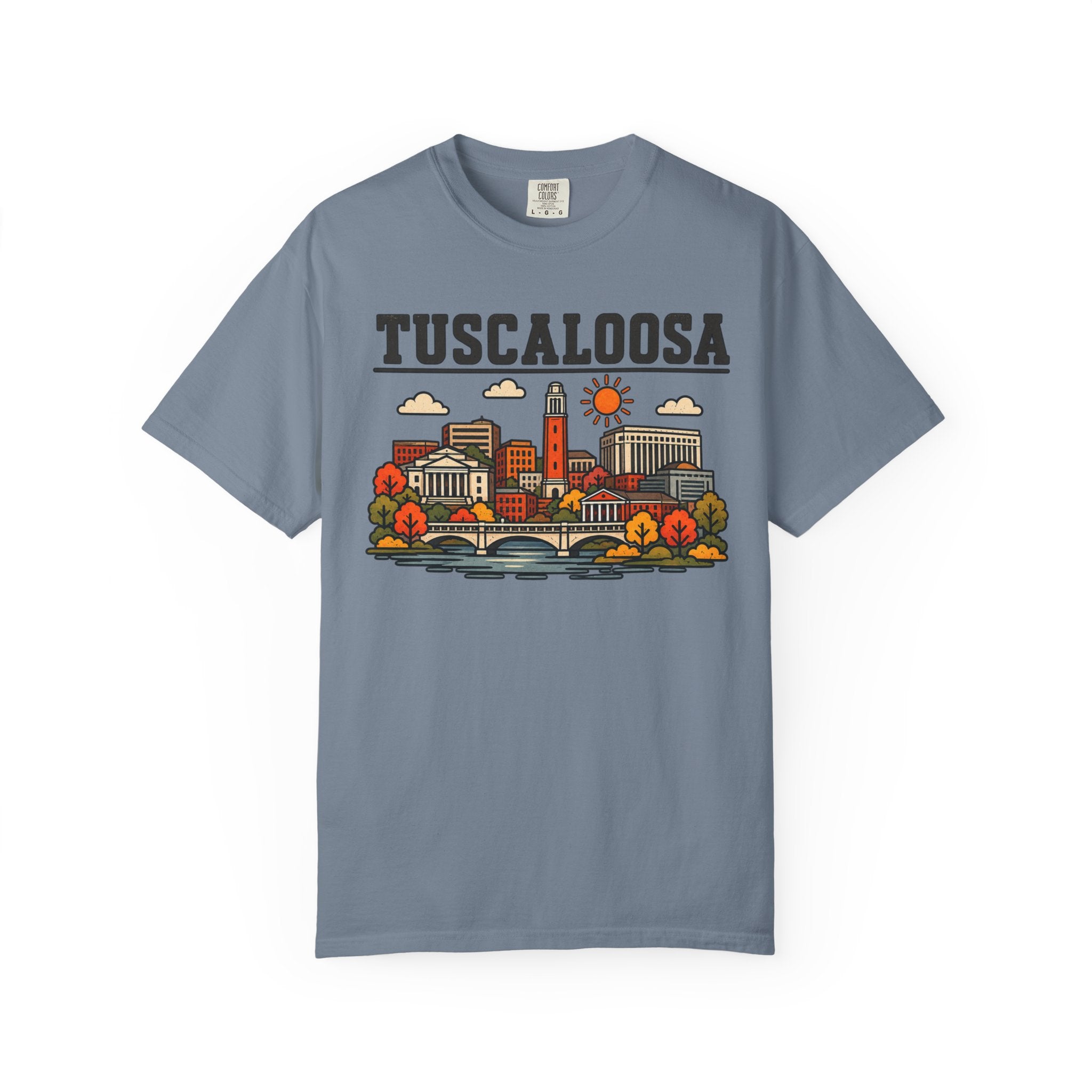 Tuscaloosa Skyline Classic Tee | Alabama Game Day Shirt for Tide Fans