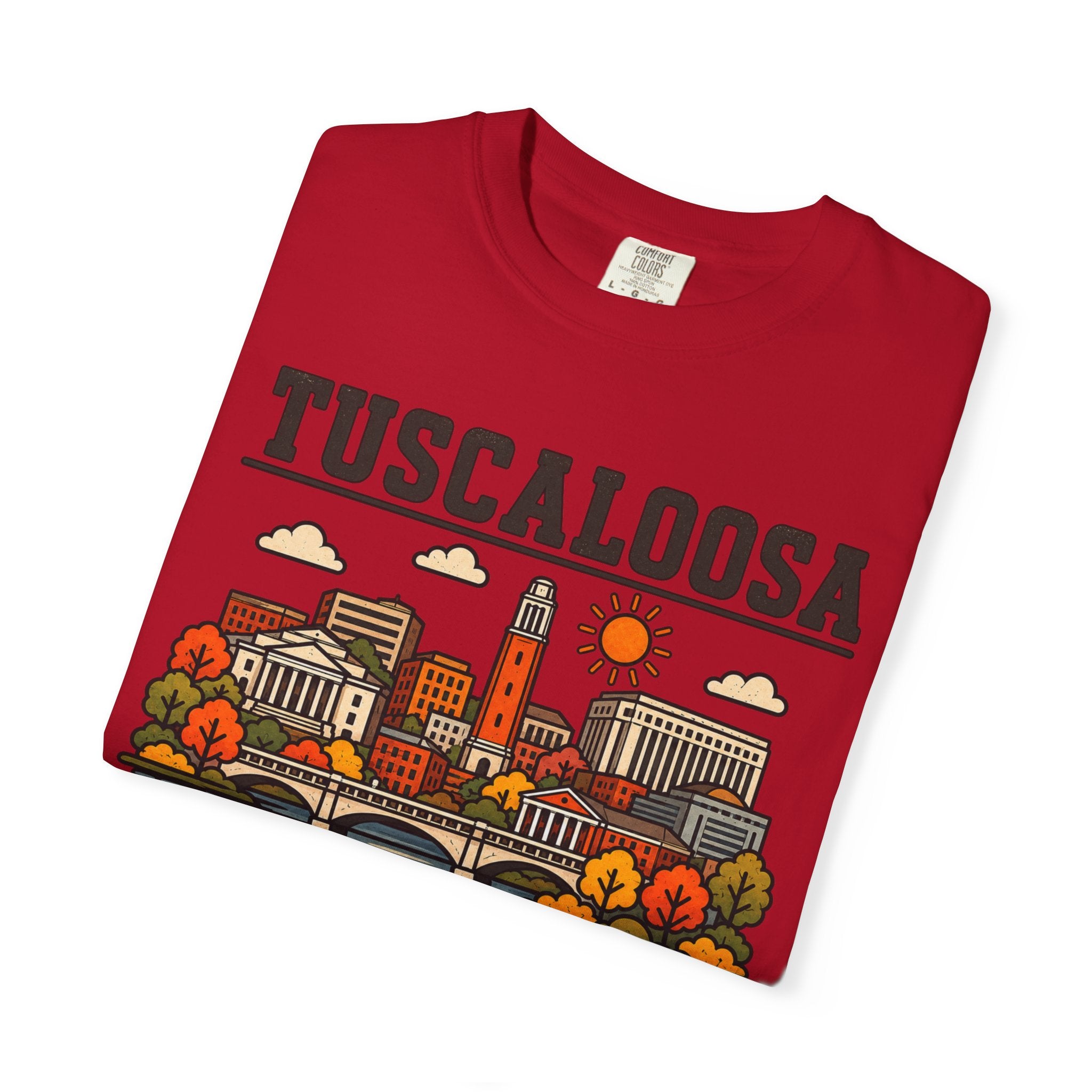 Tuscaloosa Skyline Classic Tee | Alabama Game Day Shirt for Tide Fans