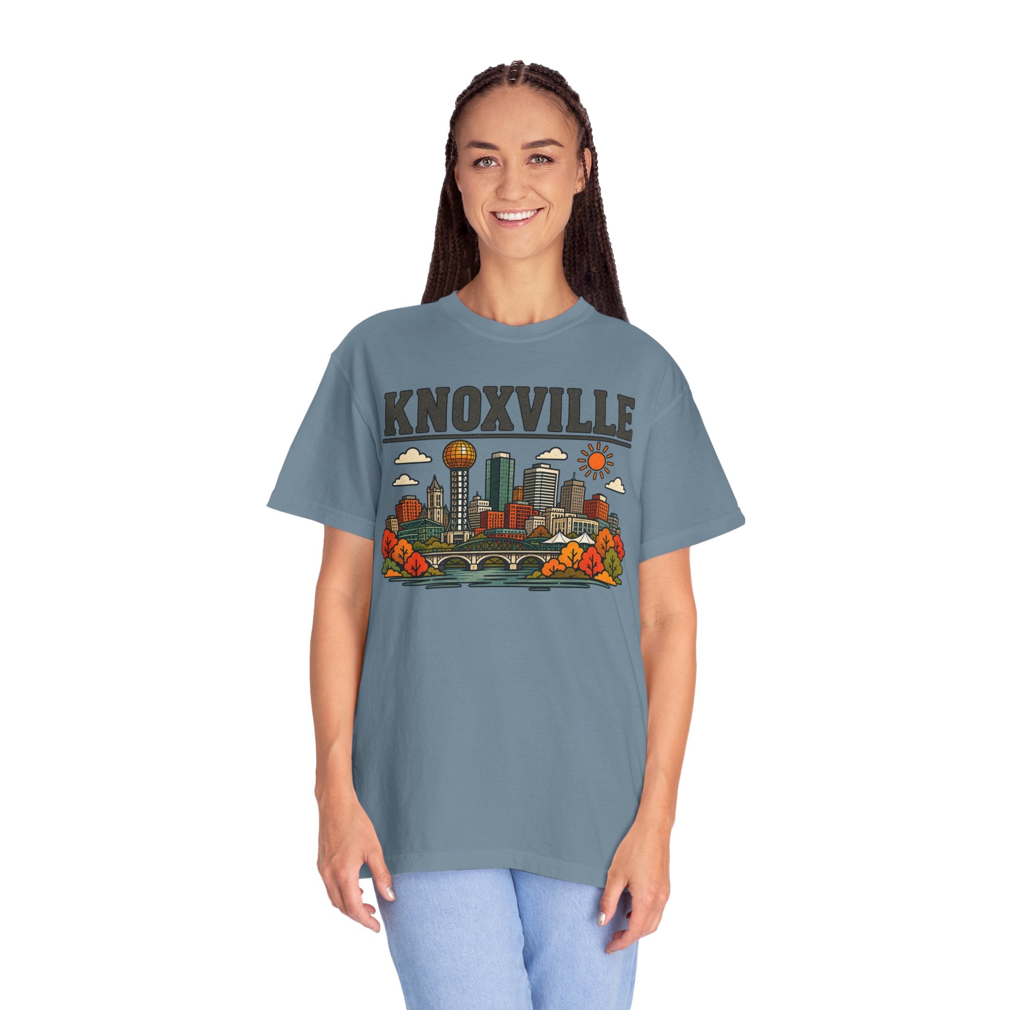 Knoxville Skyline Classic Tee | Tennessee Game Day Shirt for Volunteer Fans