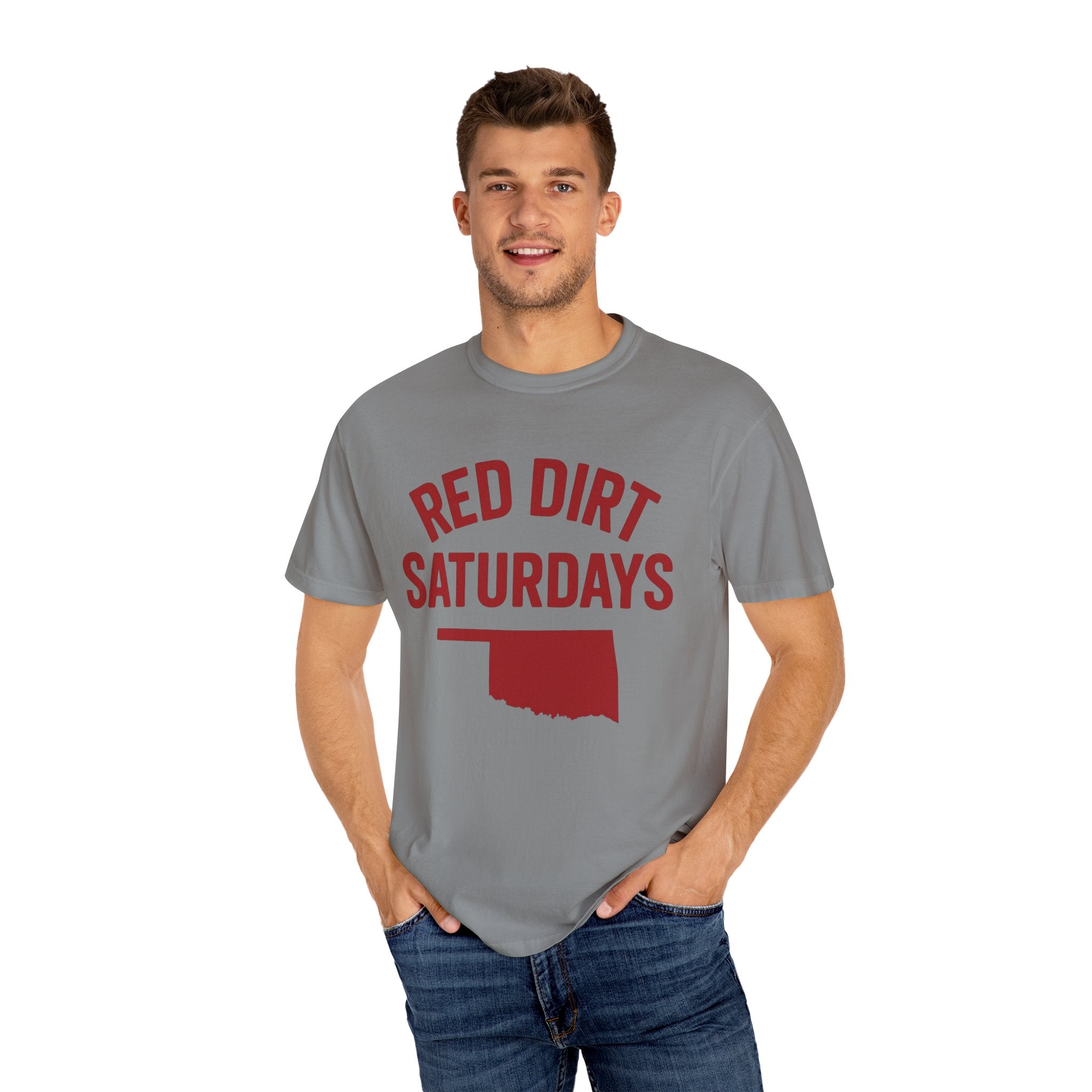 Red Dirt Saturdays Classic Tee | Oklahoma Game Day Shirt for Sooner Fans
