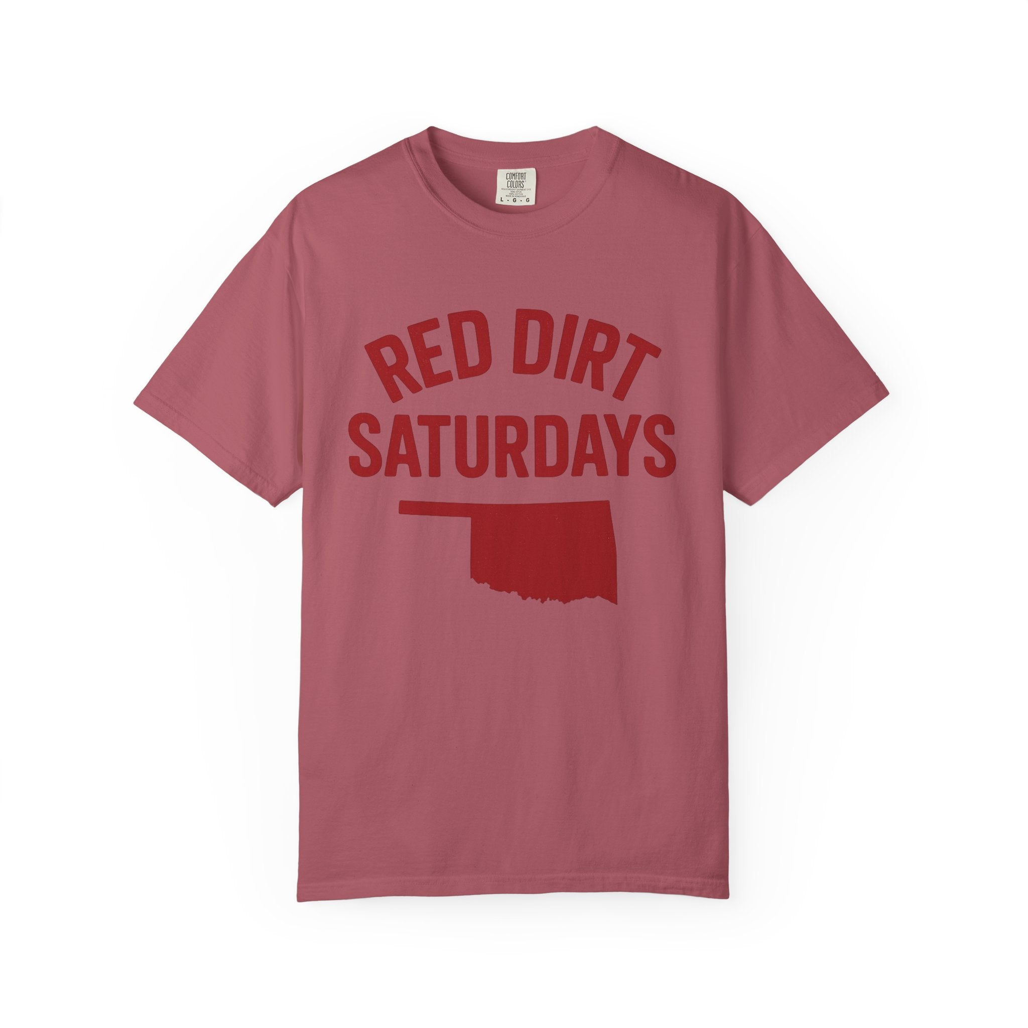 Red Dirt Saturdays Classic Tee | Oklahoma Game Day Shirt for Sooner Fans
