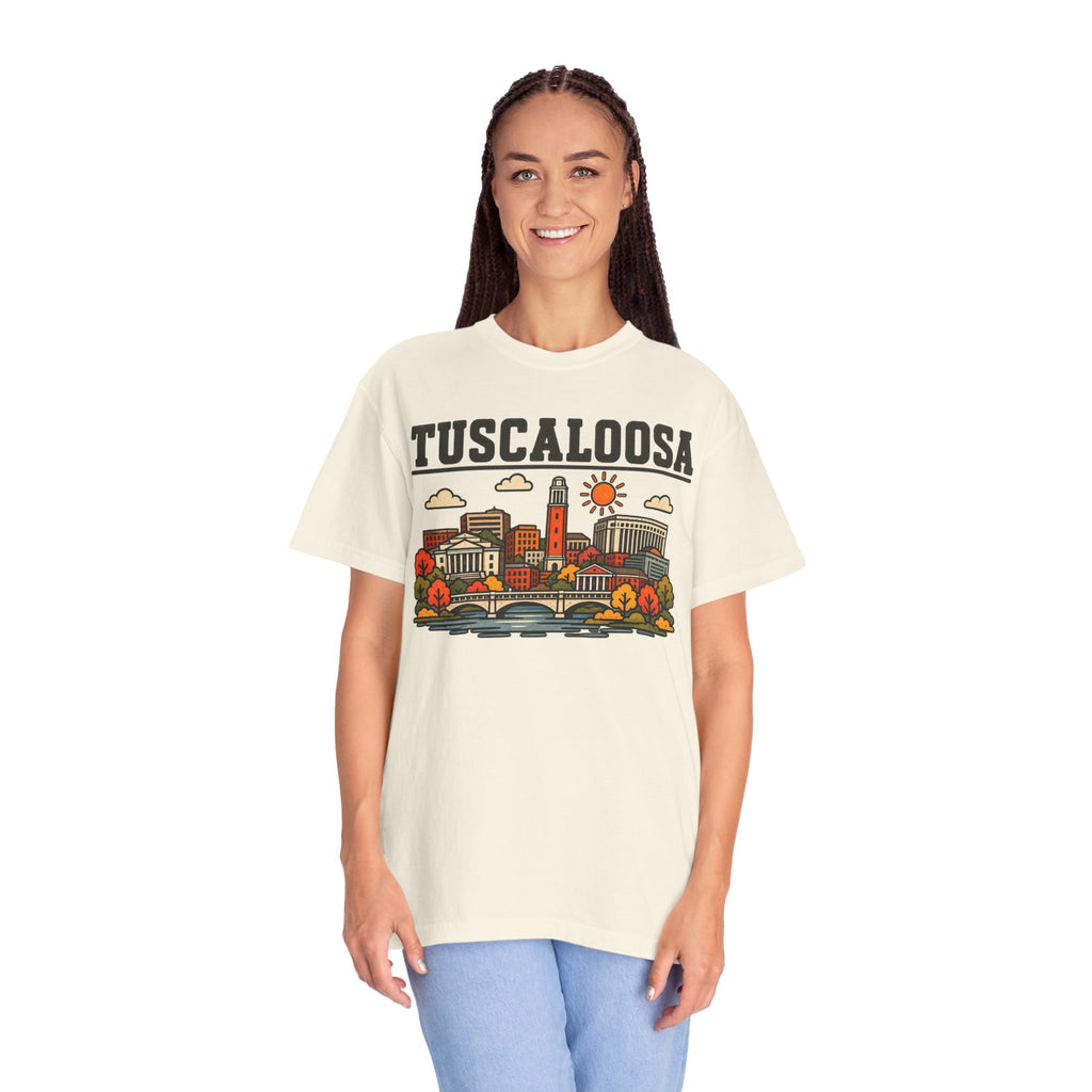 Tuscaloosa Skyline Classic Tee | Alabama Game Day Shirt for Tide Fans