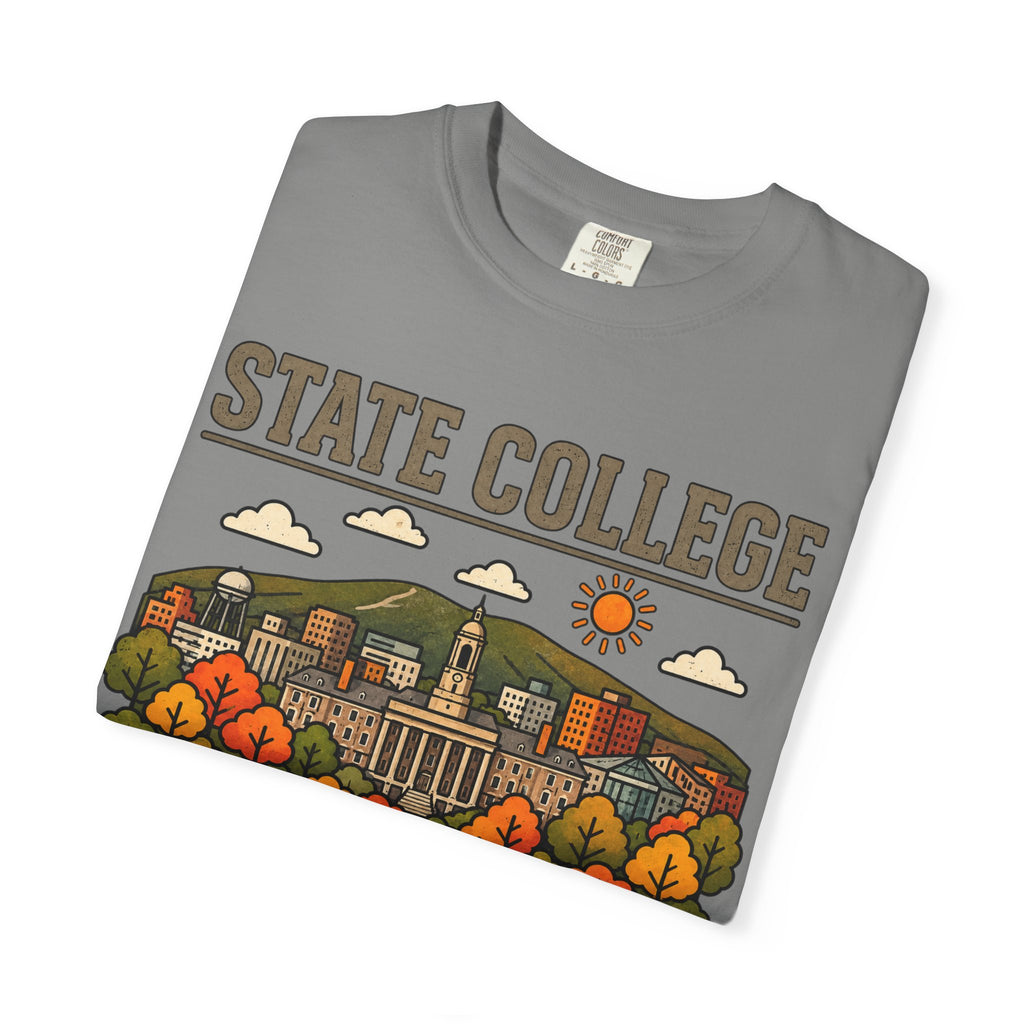 State College Skyline Classic Tee | Texas A&M Game Day Shirt for Aggies Fans
