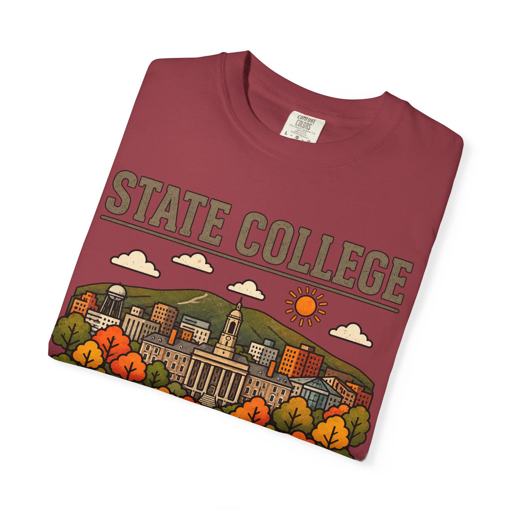 State College Skyline Classic Tee | Texas A&M Game Day Shirt for Aggies Fans