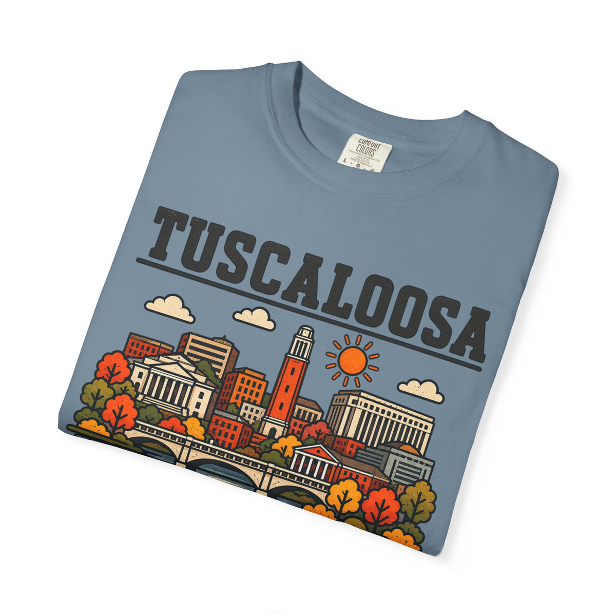 Tuscaloosa Skyline Classic Tee | Alabama Game Day Shirt for Tide Fans