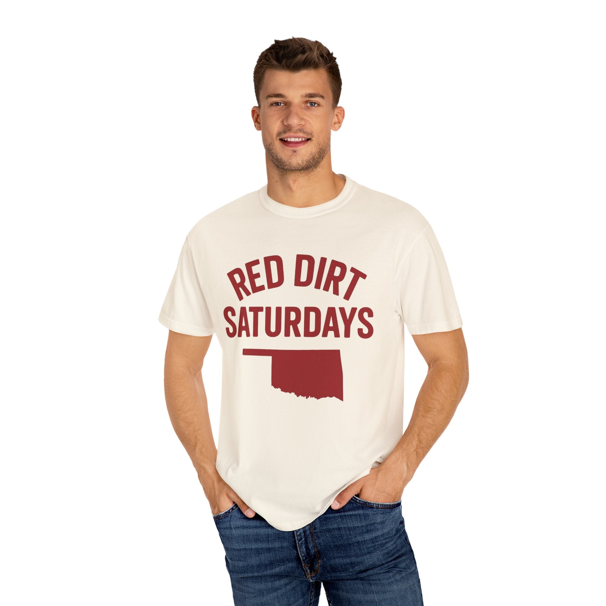 Red Dirt Saturdays Classic Tee | Oklahoma Game Day Shirt for Sooner Fans