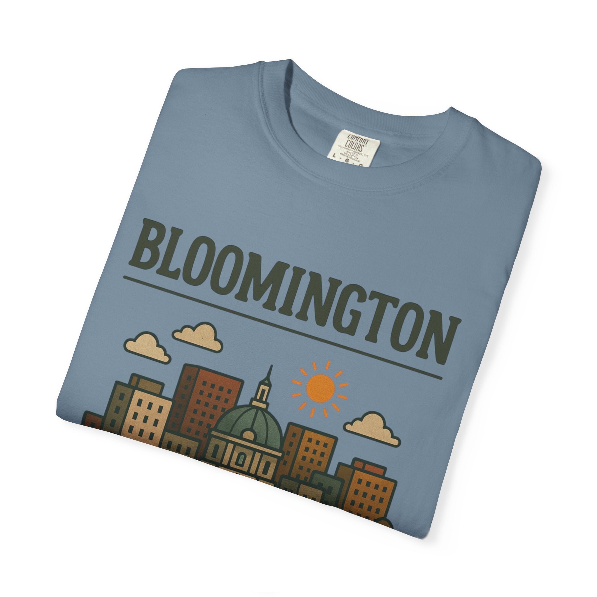 Bloomington Skyline Classic Tee | Indiana Game Day Shirt for Hoosier Fans