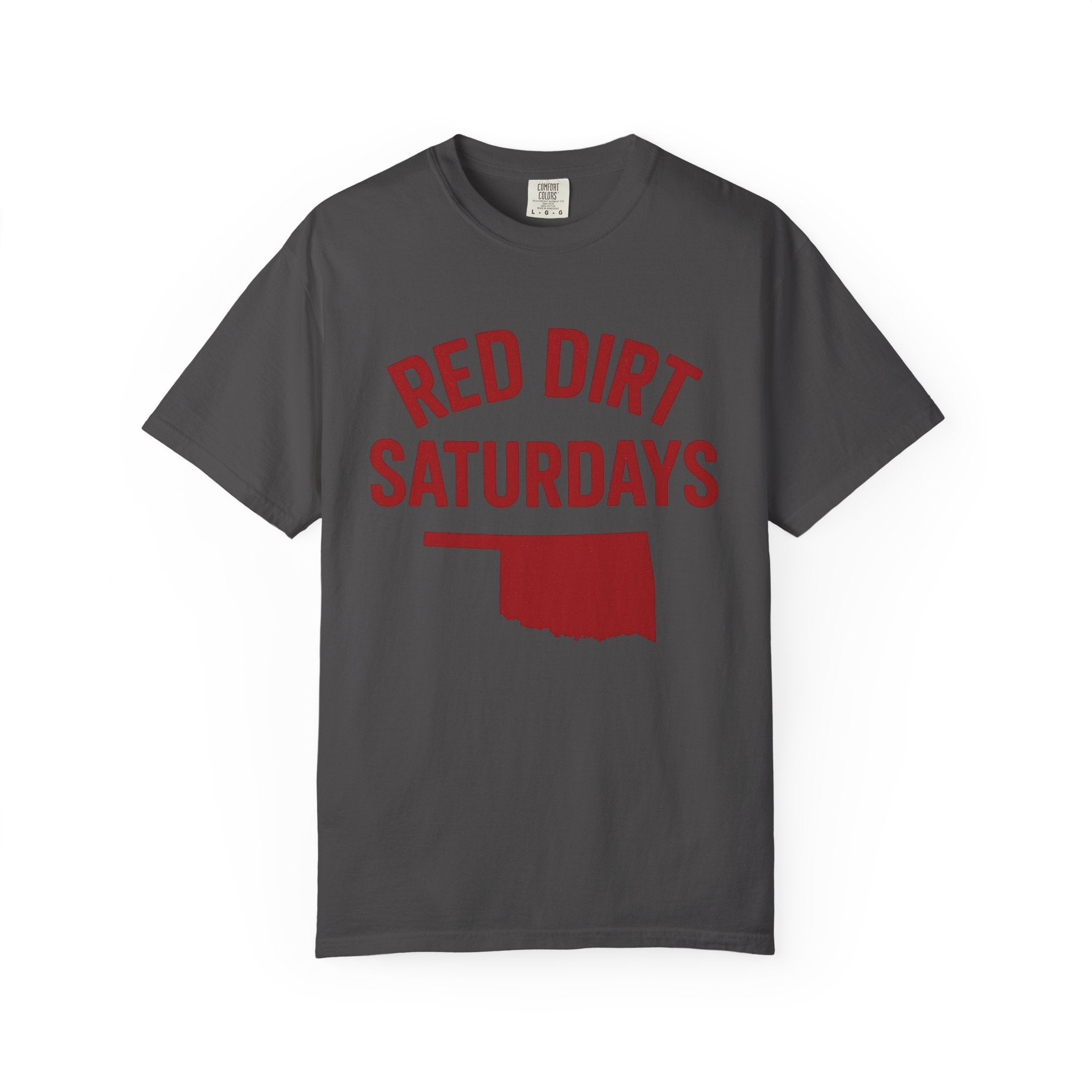 Red Dirt Saturdays Classic Tee | Oklahoma Game Day Shirt for Sooner Fans