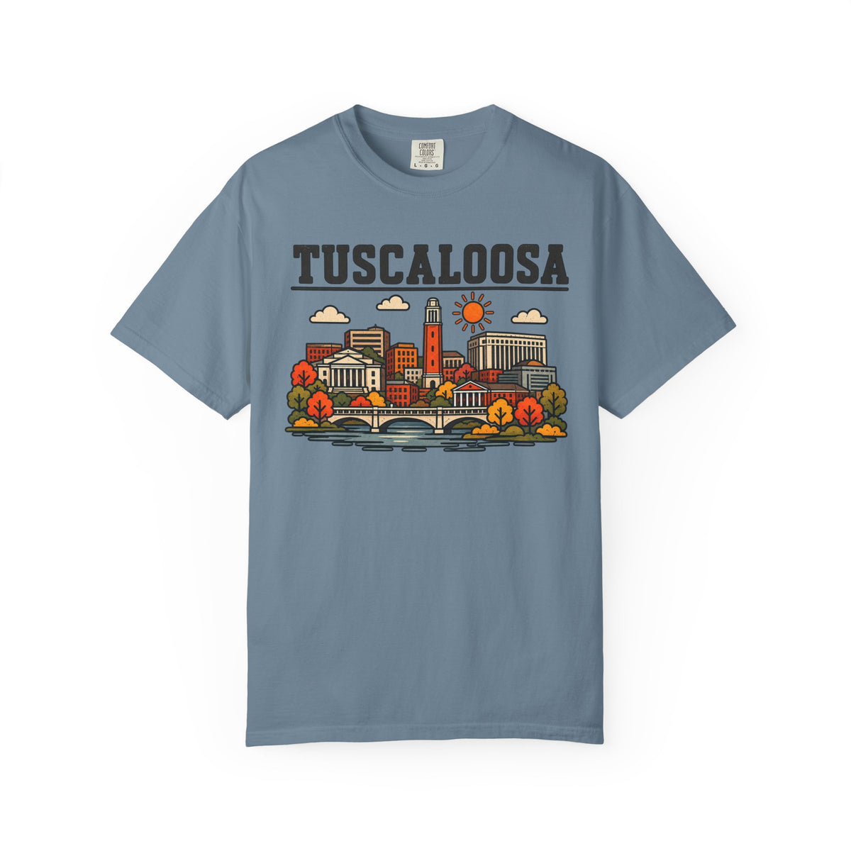 Tuscaloosa Skyline Classic Tee | Alabama Game Day Shirt for Tide Fans