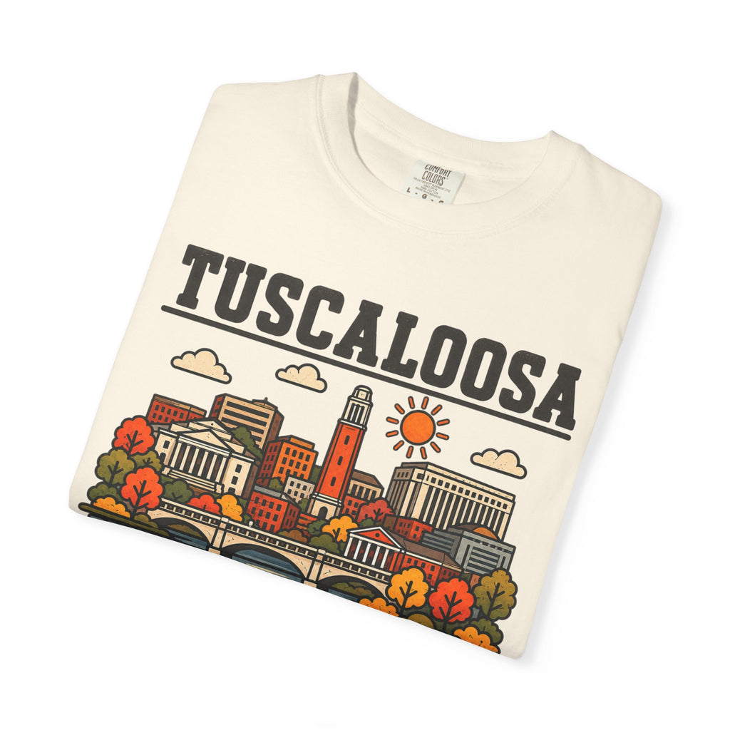 Tuscaloosa Skyline Classic Tee | Alabama Game Day Shirt for Tide Fans