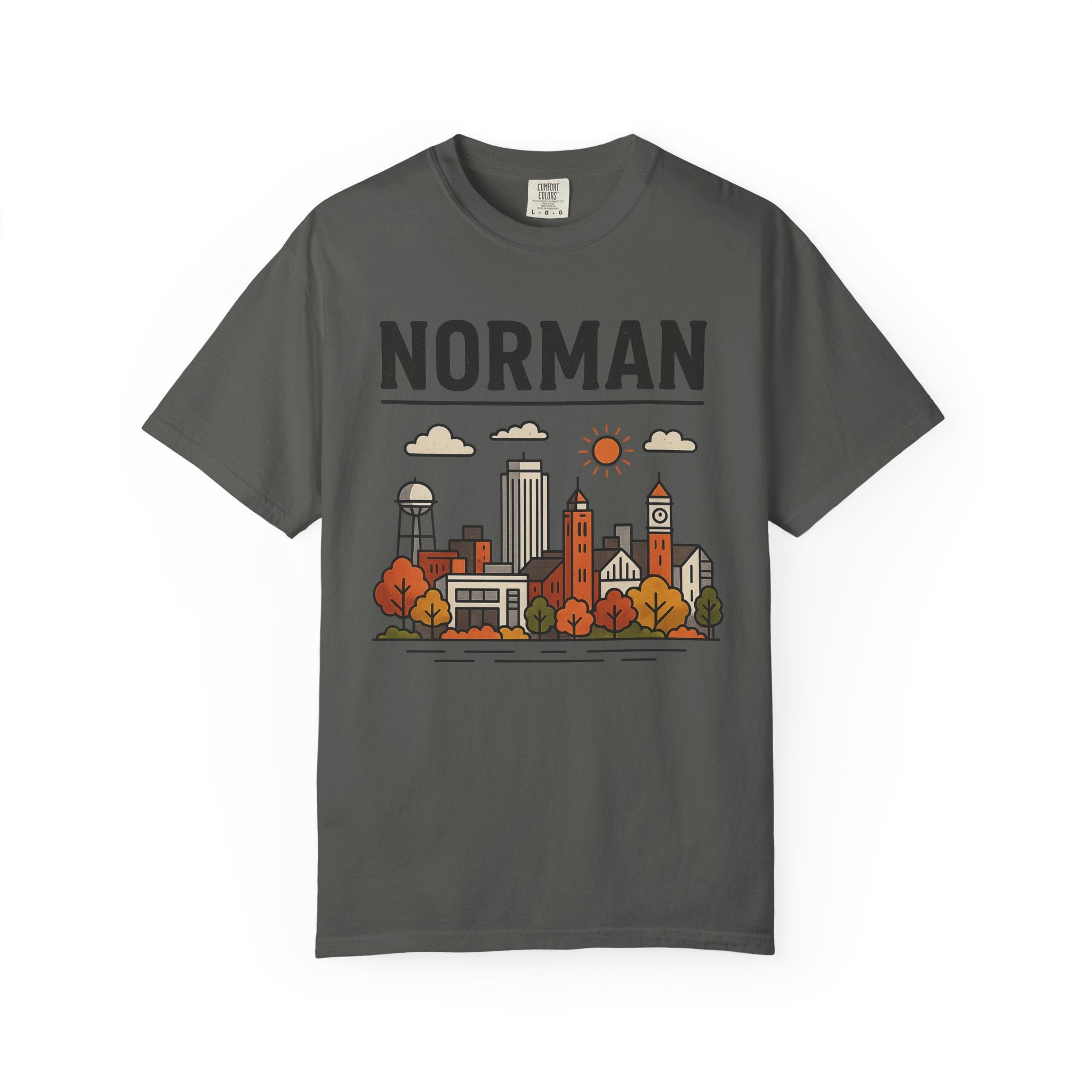 Norman Skyline Classic Tee | Oklahoma Game Day Shirt for Sooner Fans