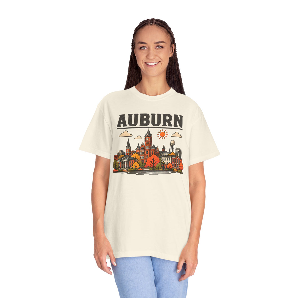Auburn Skyline Classic Tee | Auburn Game Day Shirt for Tiger Fans