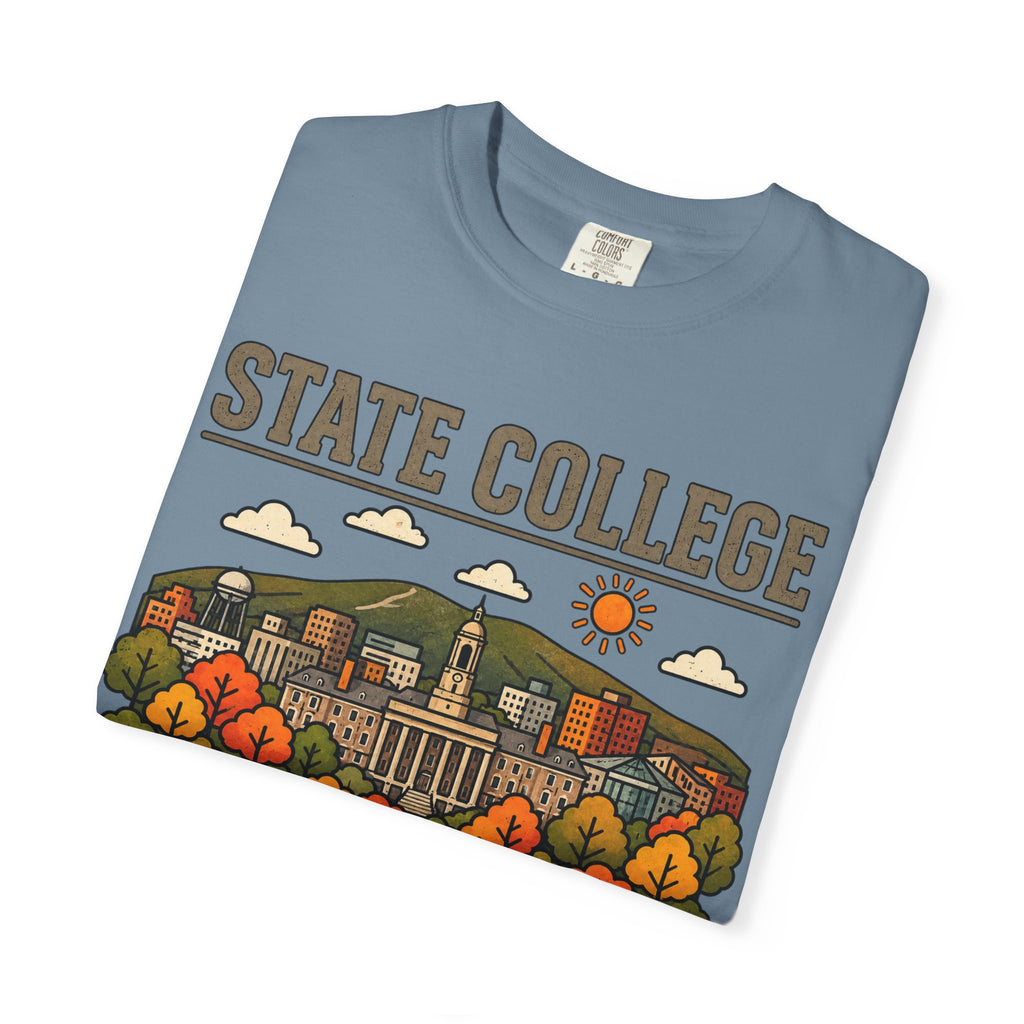 State College Skyline Classic Tee | Texas A&M Game Day Shirt for Aggies Fans