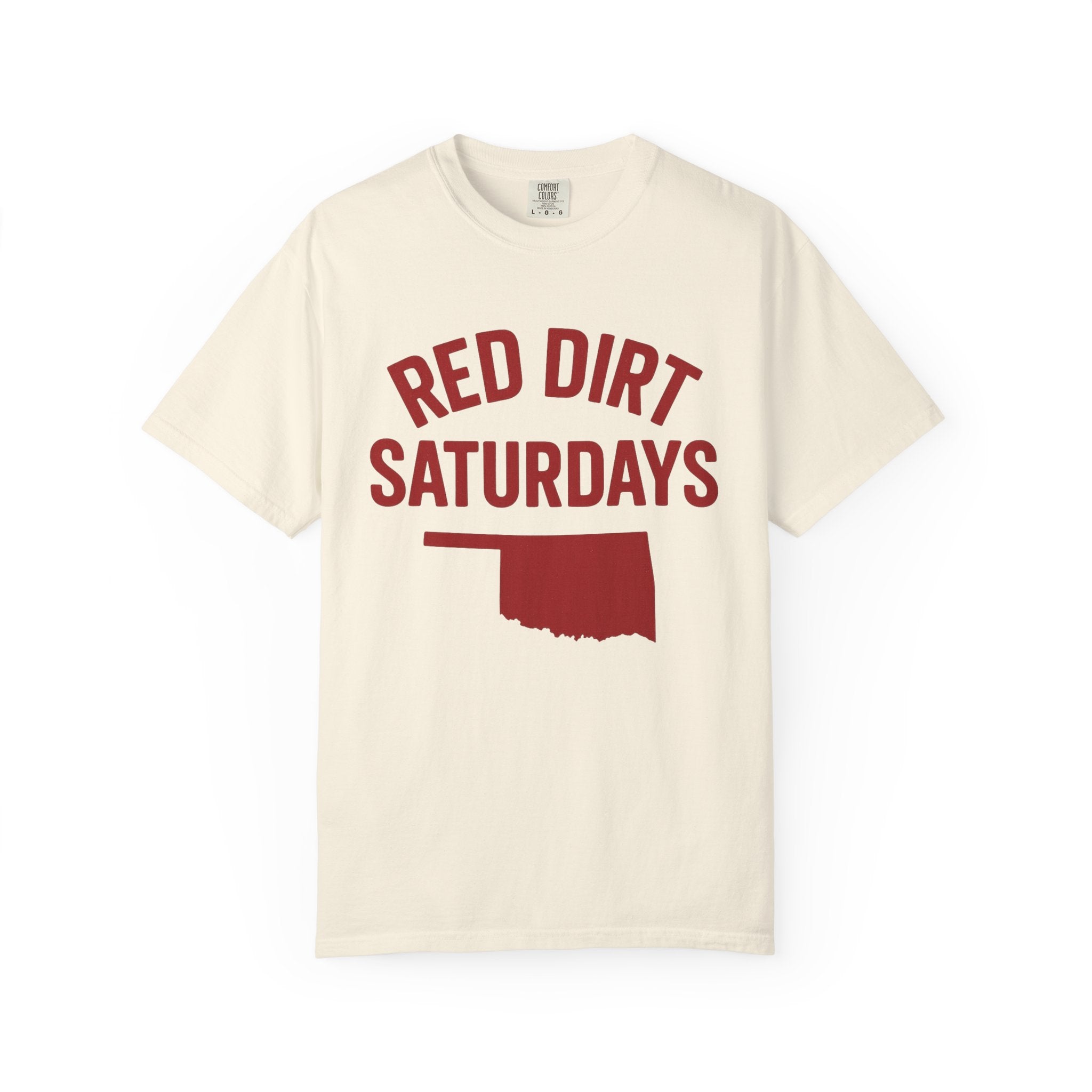 Red Dirt Saturdays Classic Tee | Oklahoma Game Day Shirt for Sooner Fans